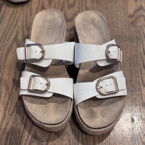 White platform Sandals